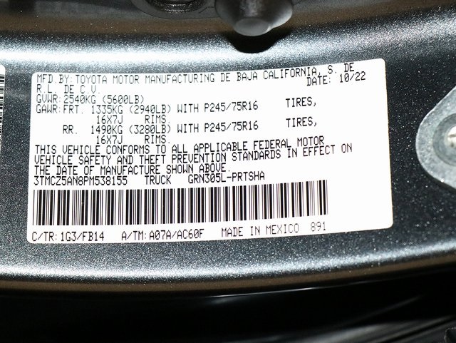 2023 Toyota Tacoma SR Image 30 of 36