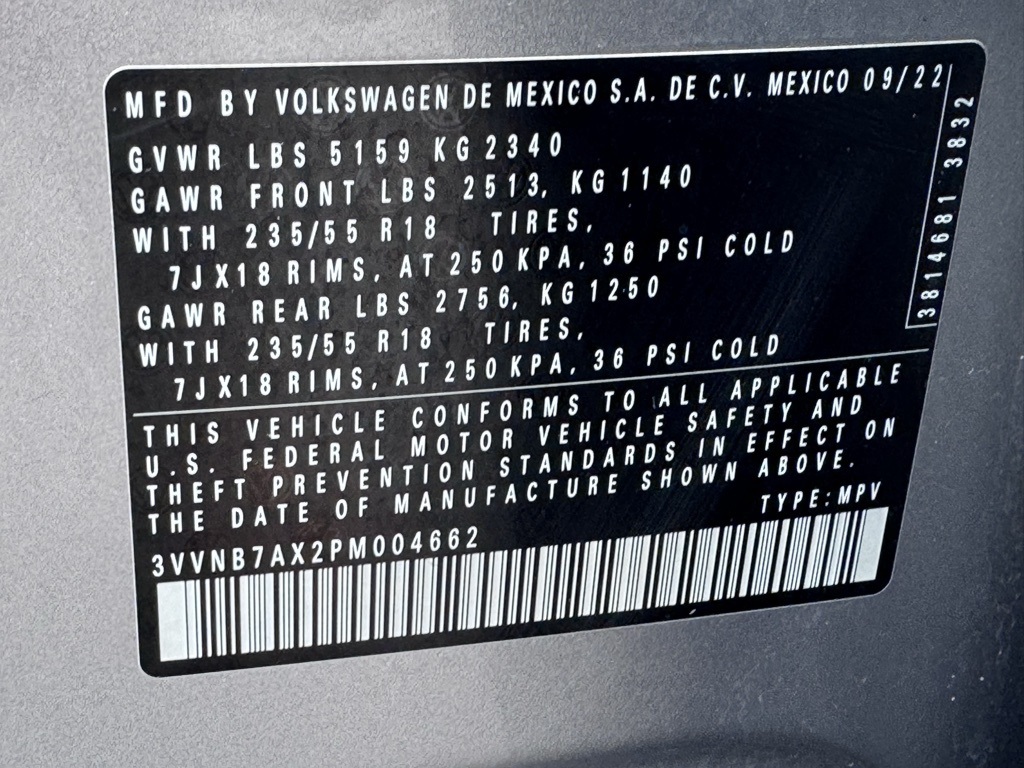 2023 Volkswagen Tiguan SE Image 36 of 42
