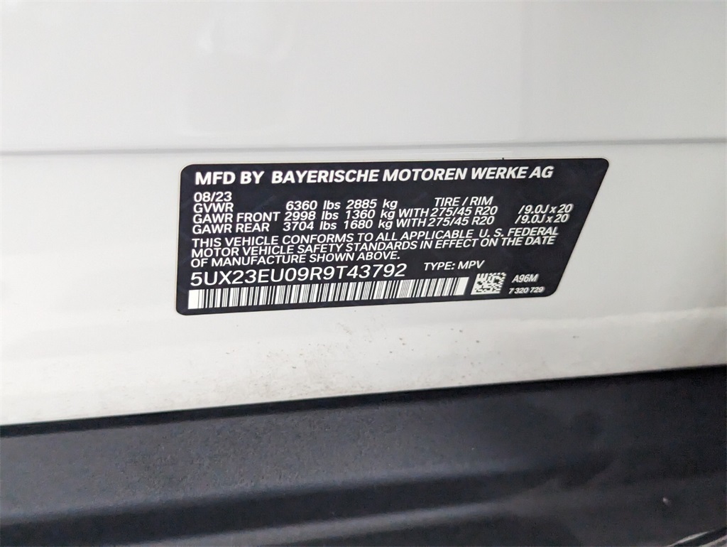 2024 BMW X5 xDrive40i Image 27 of 33