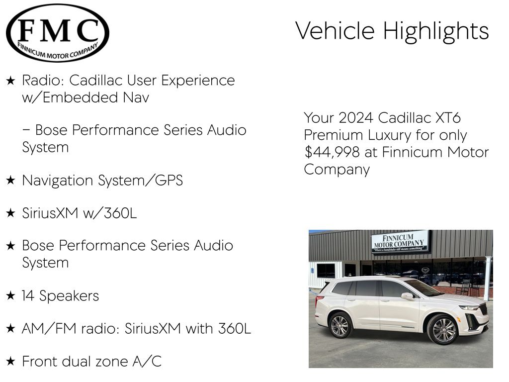 2024 Cadillac XT6 Premium Luxury Image 36 of 45