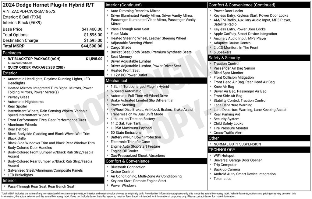 2024 Dodge Hornet R/T Image 35 of 48