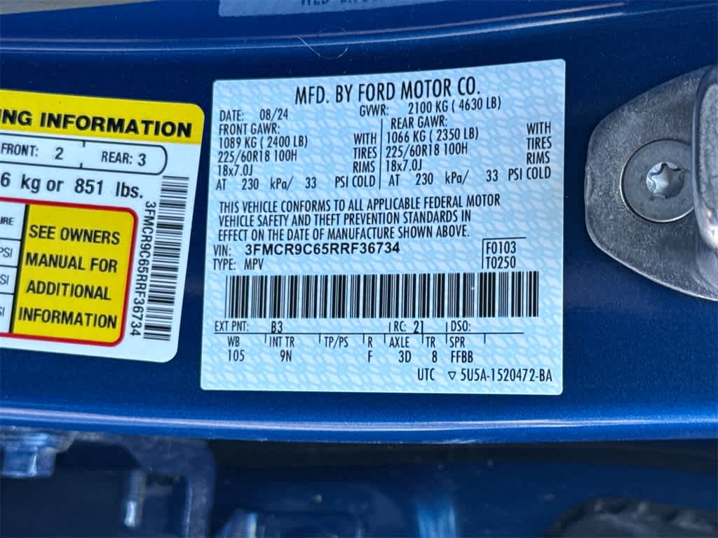 2024 Ford Bronco Sport Outer Banks Image 29 of 34