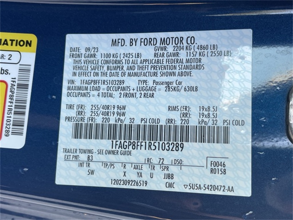 2024 Ford Mustang GT Premium Image 38 of 48