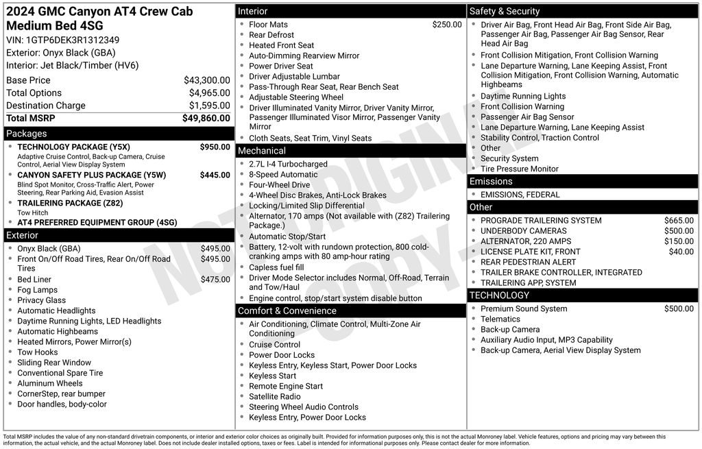 2024 GMC Canyon 4WD AT4 Image 30 of 41