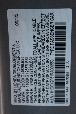 2024 Honda Accord Hybrid Sport Image 27 of 35