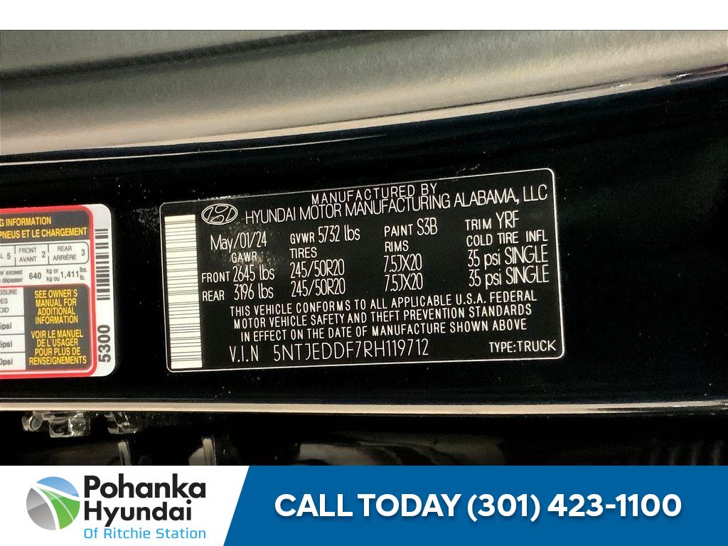 2024 Hyundai Santa Cruz Limited Image 11 of 21