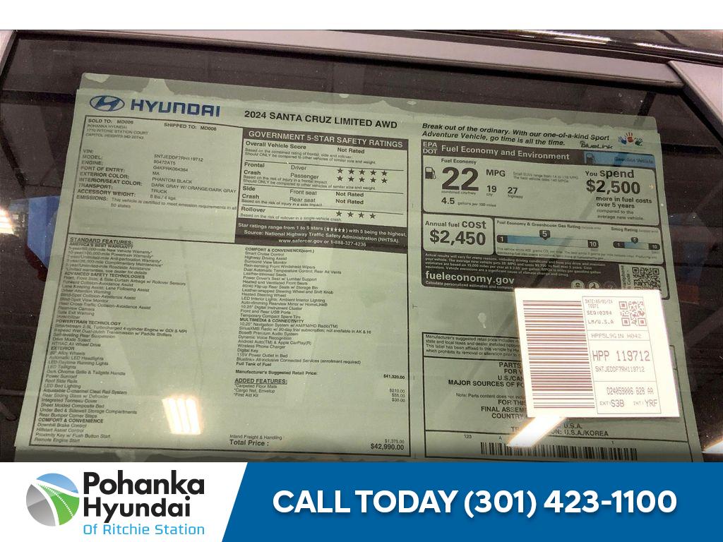 2024 Hyundai Santa Cruz Limited Image 12 of 21