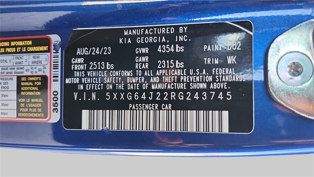 2024 Kia K5 GT-Line Image 34 of 41