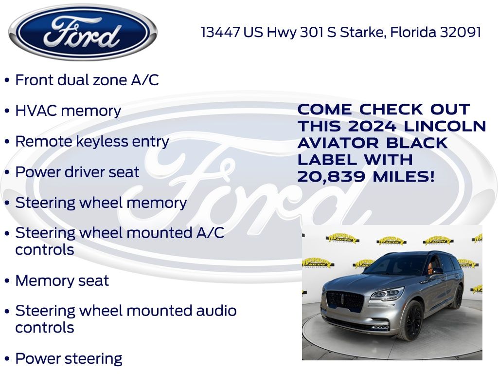 2024 Lincoln Aviator Black Label Image 33 of 40