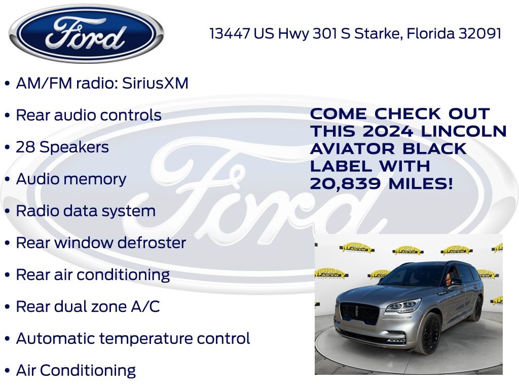 2024 Lincoln Aviator Black Label Image 32 of 40