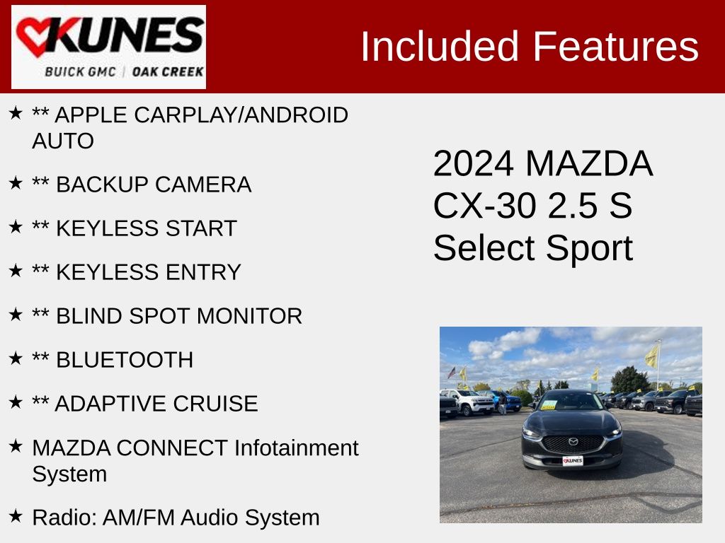 2024 Mazda CX-30 2.5 S Select Sport Image 16 of 25
