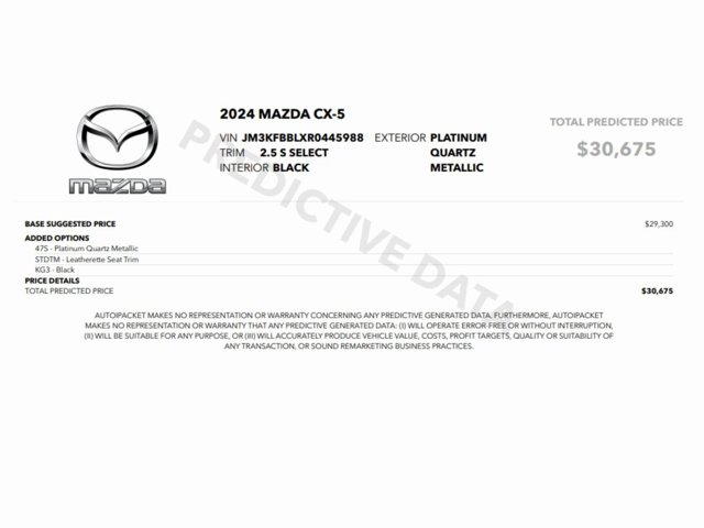 2024 Mazda CX-5 2.5 S Select Package Image 5 of 39