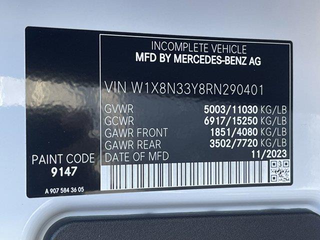 2024 Mercedes-Benz Sprinter Chassis Image 17 of 37