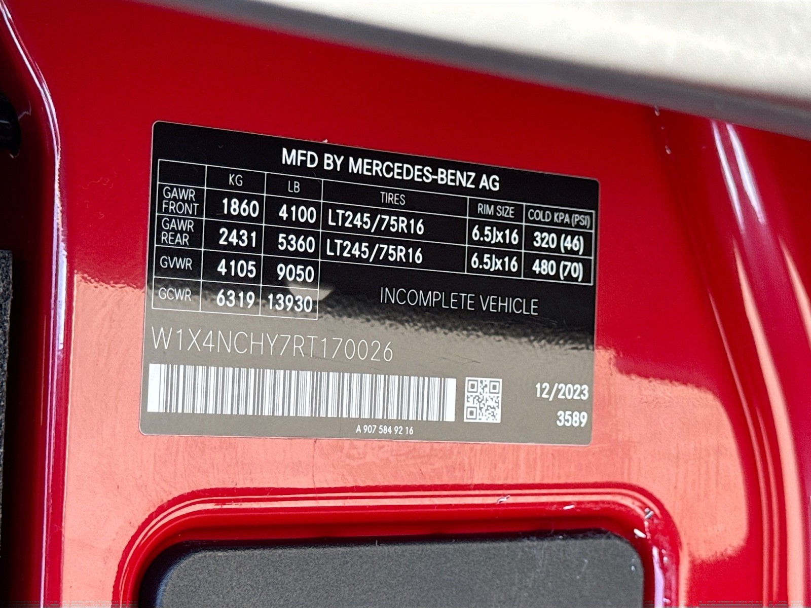 2024 Mercedes-Benz Sprinter Cargo Image 23 of 27