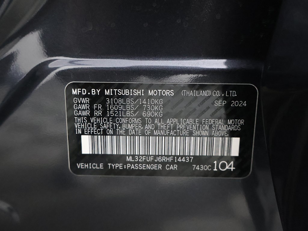 2024 Mitsubishi Mirage G4 Black Edition Image 33 of 37