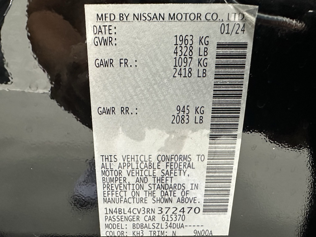 2024 Nissan Altima 2.5 SR Image 56 of 64