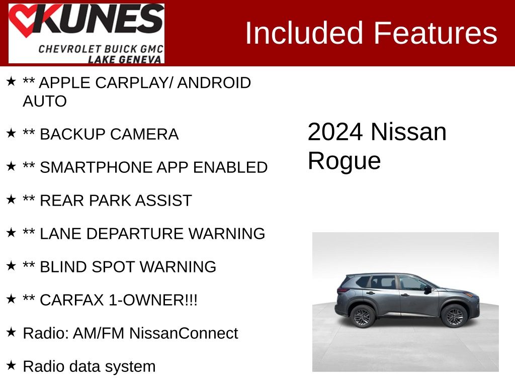 2024 Nissan Rogue S Image 5 of 31