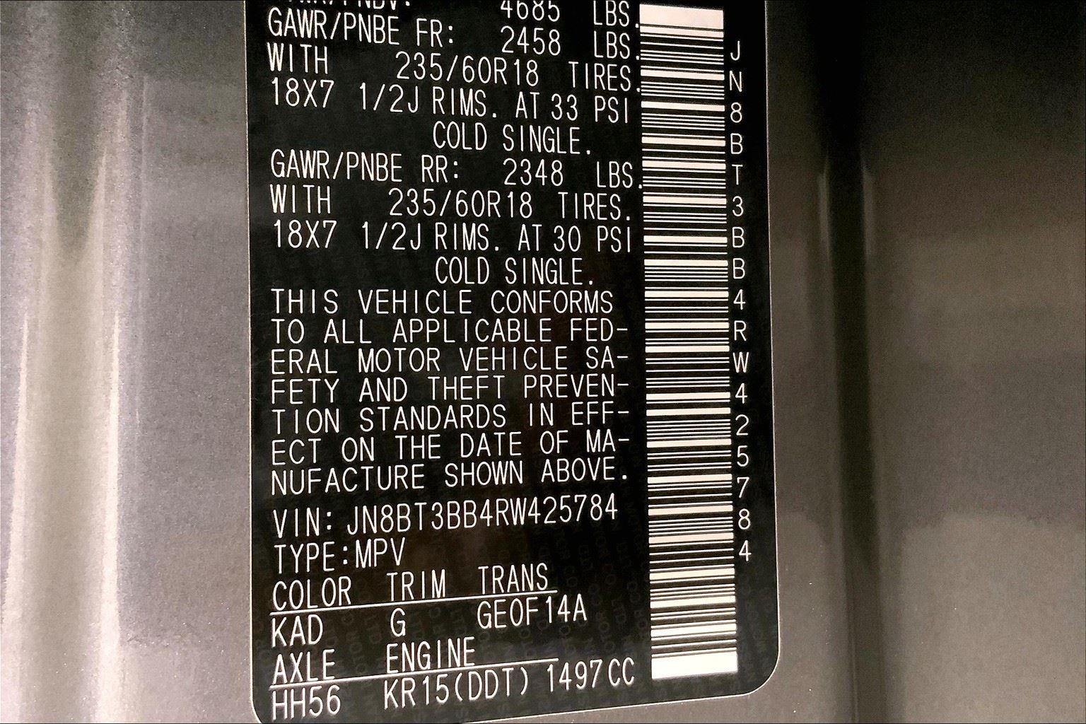 2024 Nissan Rogue SV Image 27 of 32