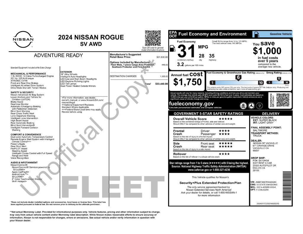 2024 Nissan Rogue SV Image 21 of 36