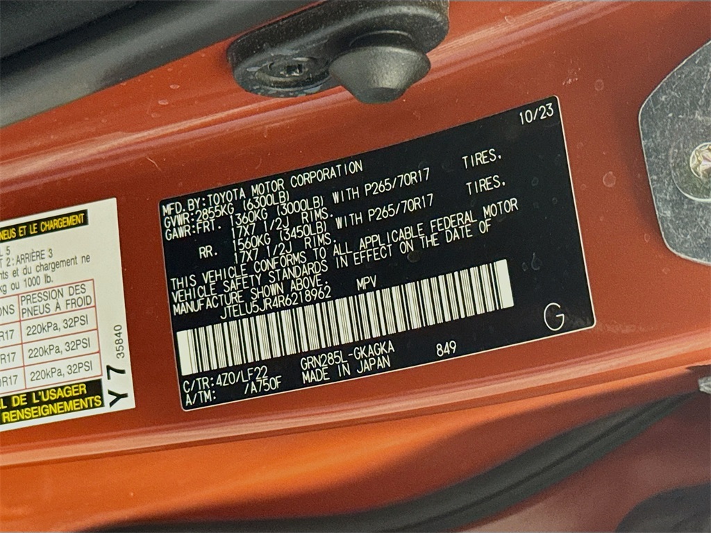 2024 Toyota 4Runner TRD Pro Image 29 of 34