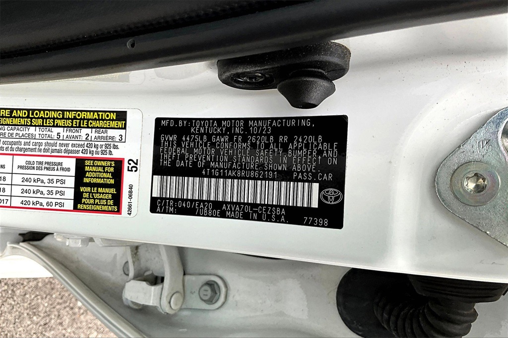 2024 Toyota Camry SE Image 25 of 31