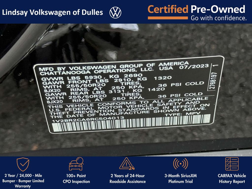 2024 Volkswagen Atlas 2.0T SEL Image 19 of 27