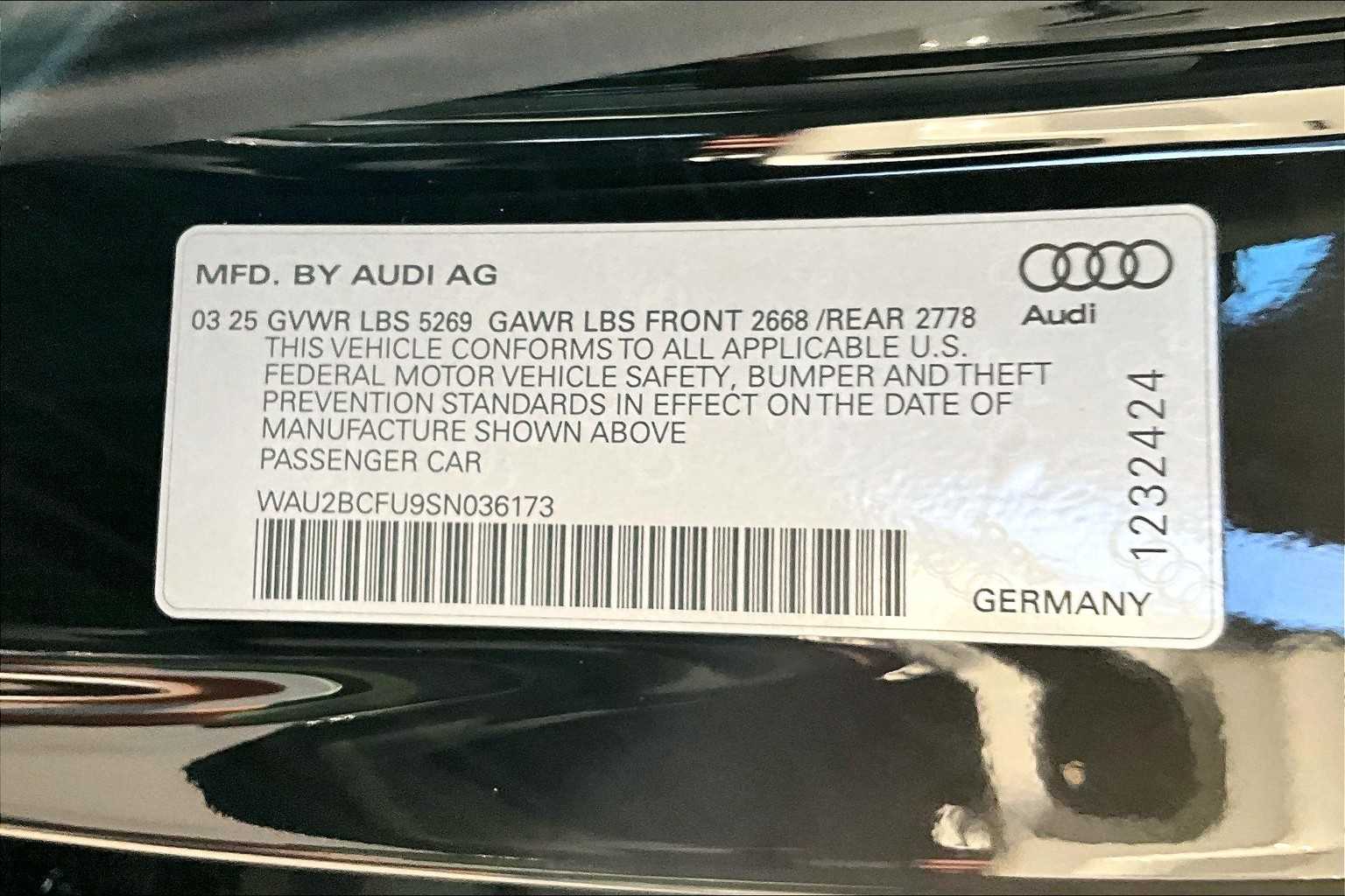 2025 Audi A5 Premium Plus Image 13 of 20