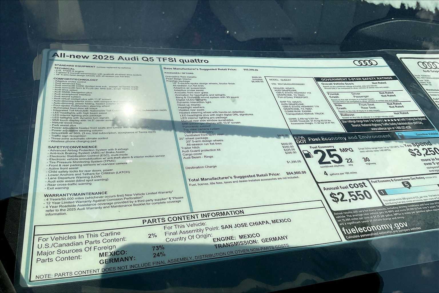 2025 Audi Q5 Prestige Image 15 of 19