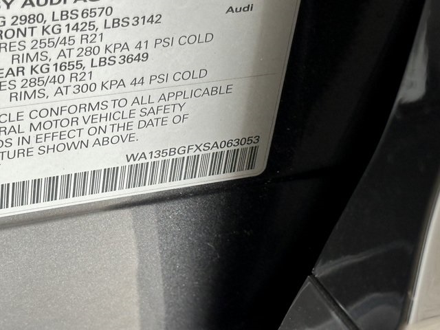 2025 Audi SQ6 e-tron Prestige Image 20 of 29