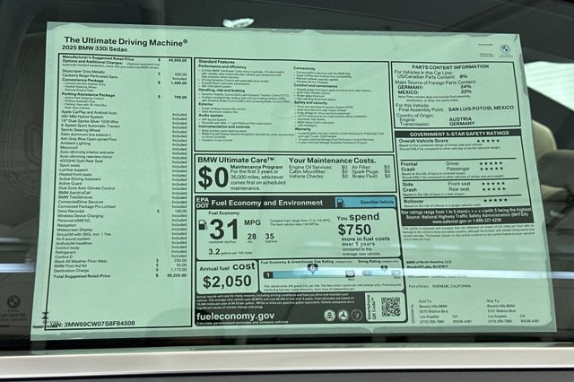 2025 BMW 3 Series 330i Image 22 of 29