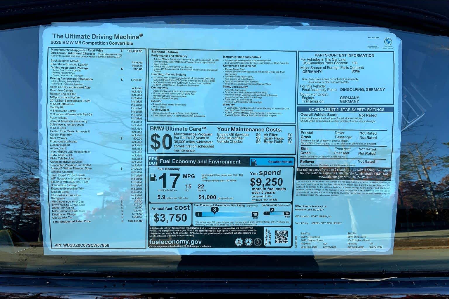 2025 BMW M8 Competition Image 12 of 19