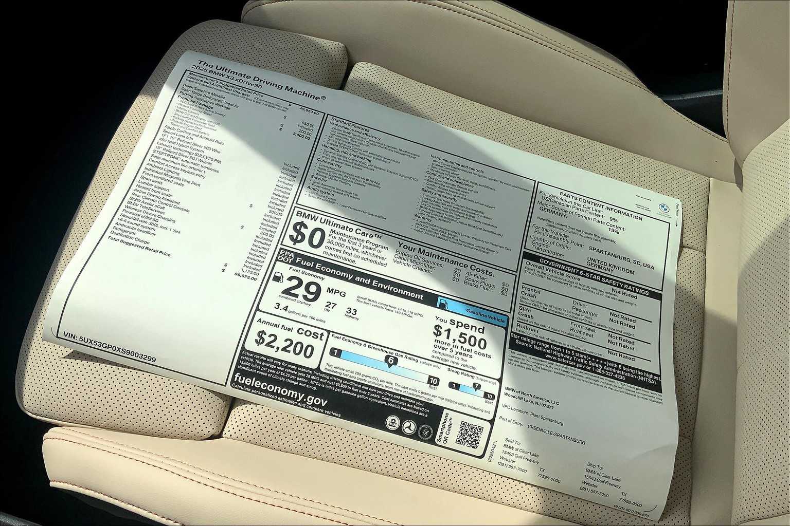 2025 BMW X3 30 xDrive Image 18 of 19