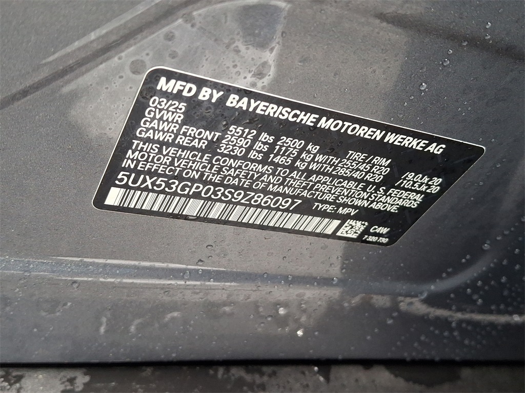 2025 BMW X3 30 xDrive Image 18 of 18