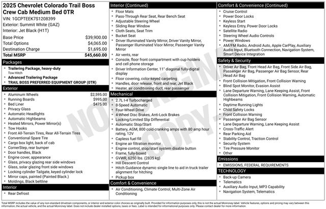2025 Chevrolet Colorado 4WD Trail Boss Image 24 of 27