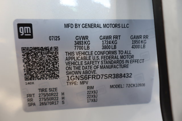 2025 Chevrolet Suburban Premier Image 25 of 29