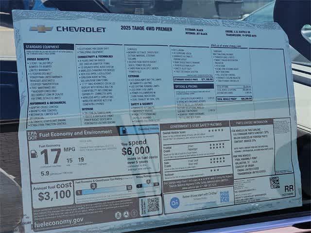2025 Chevrolet Tahoe Premier Image 25 of 26