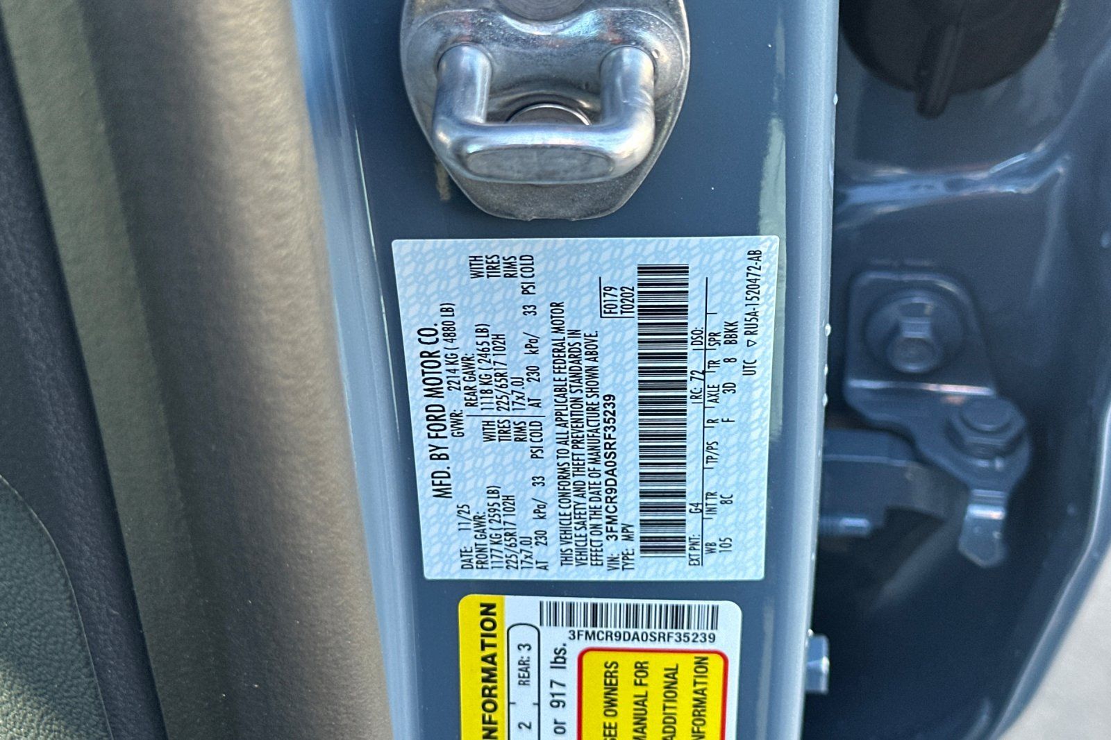 2025 Ford Bronco Sport Badlands Image 21 of 28