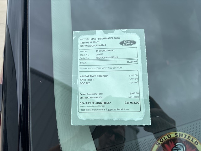 2025 Ford Bronco Sport Big Bend Image 29 of 33