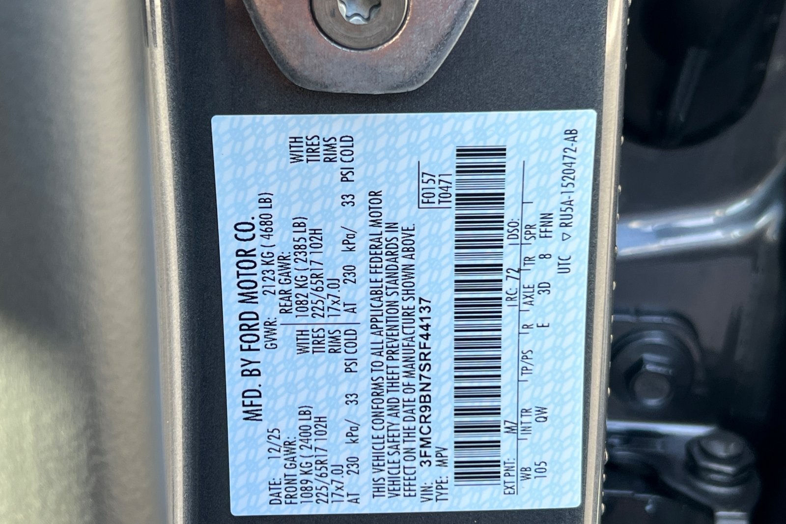 2025 Ford Bronco Sport Big Bend Image 25 of 32