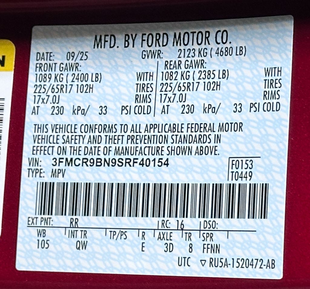 2025 Ford Bronco Sport Big Bend Image 36 of 44