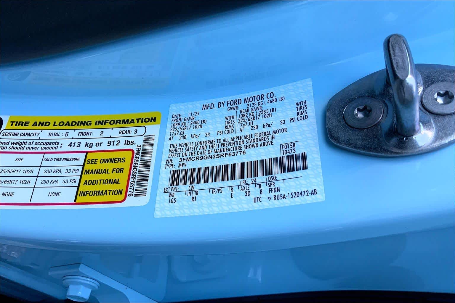 2025 Ford Bronco Sport Heritage Image 15 of 16