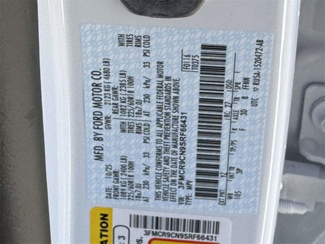 2025 Ford Bronco Sport Outer Banks Image 21 of 26