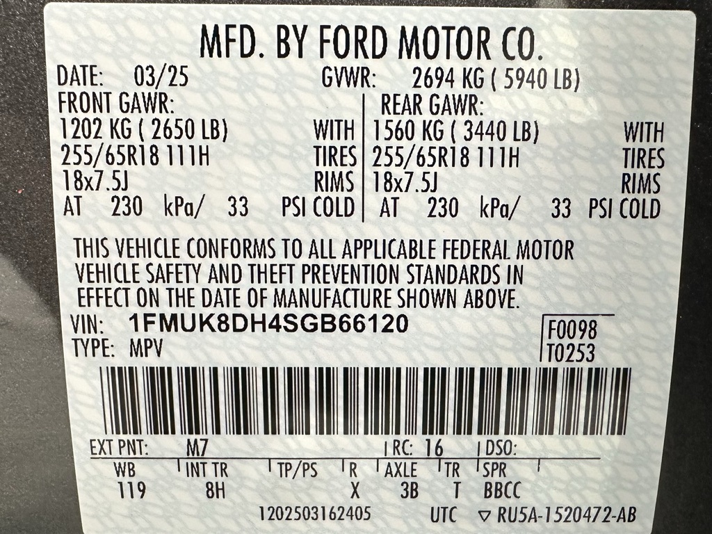 2025 Ford Explorer Active Image 56 of 66