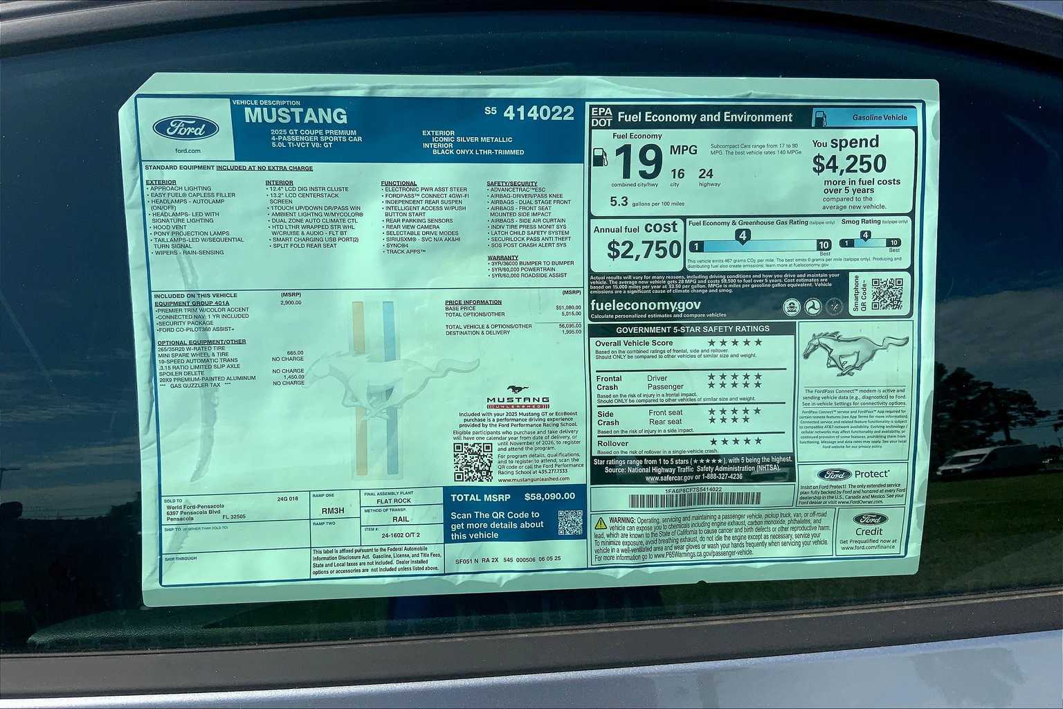 2025 Ford Mustang GT Premium Image 10 of 17