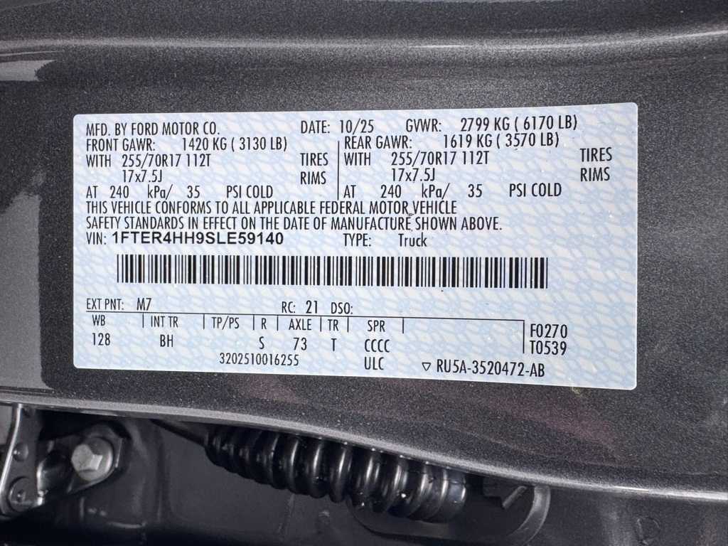 2025 Ford Ranger XLT Image 34 of 40