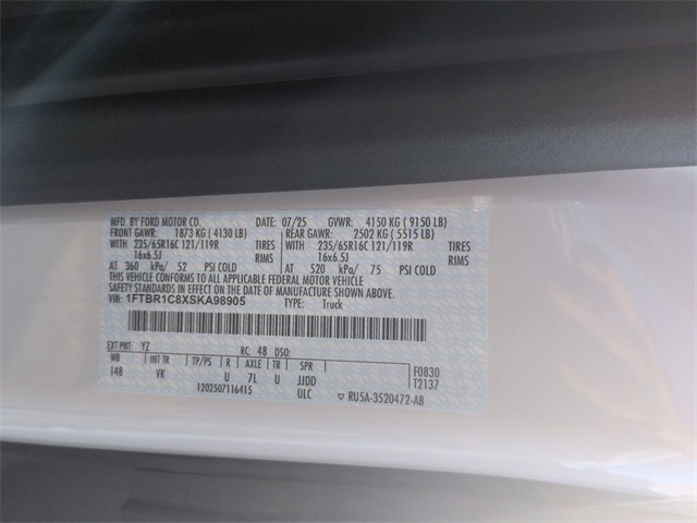 2025 Ford Transit Base Image 18 of 23