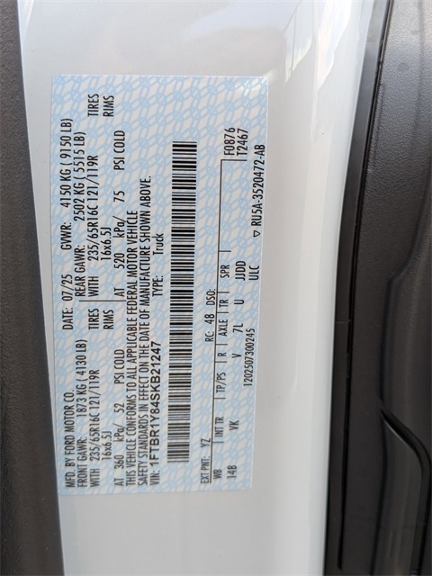 2025 Ford Transit Base Image 19 of 22