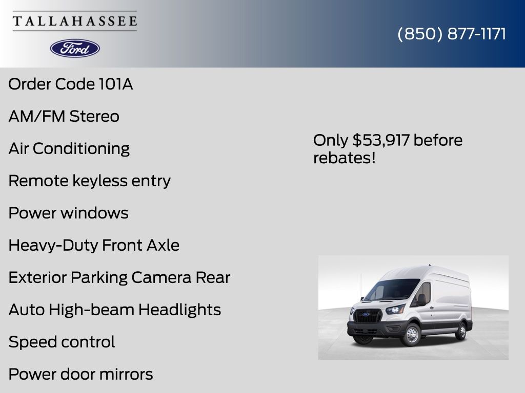 2025 Ford Transit Base Image 3 of 12