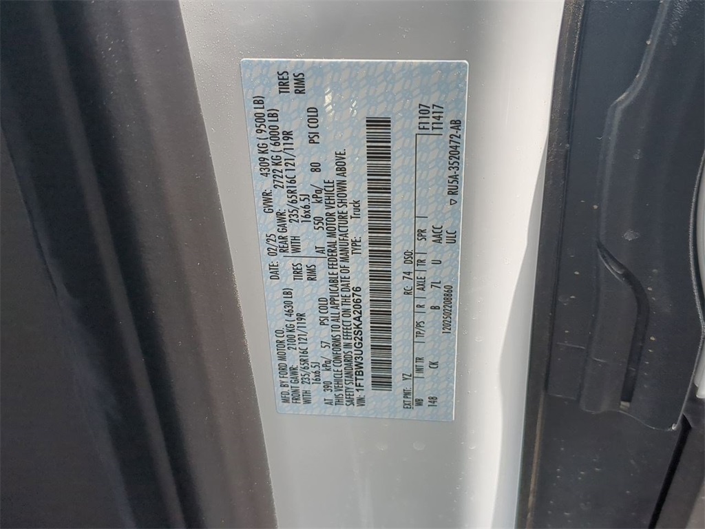 2025 Ford Transit Base Image 31 of 31