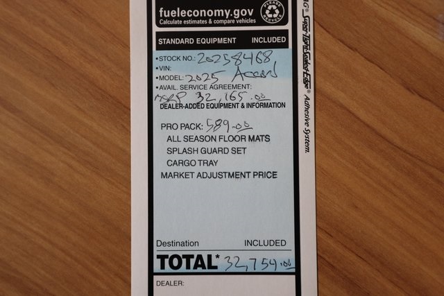 2025 Honda Accord Sedan SE Image 35 of 40